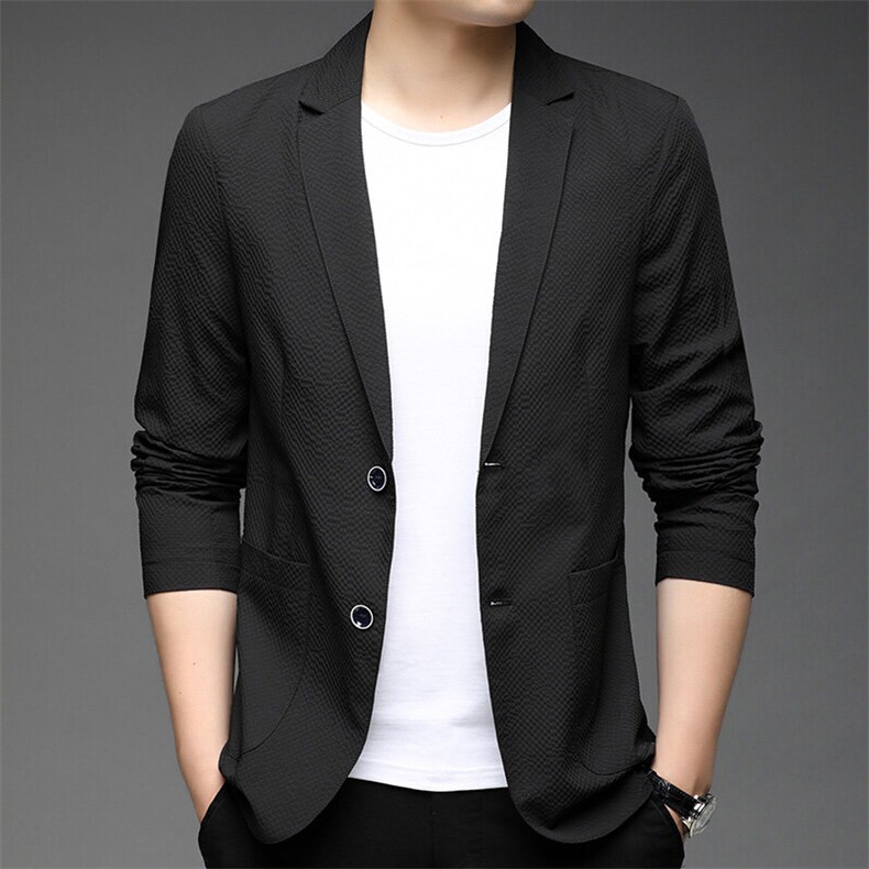 春秋款男士休闲商务西服外套单西男装,男装西服,钱塘207-1