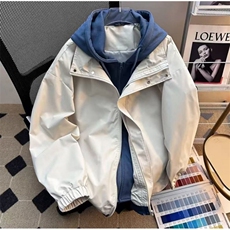 现货假两件夹克男三防二开冲锋衣外套DSA157B-JK763-特P60，男装夹克，电商A157B