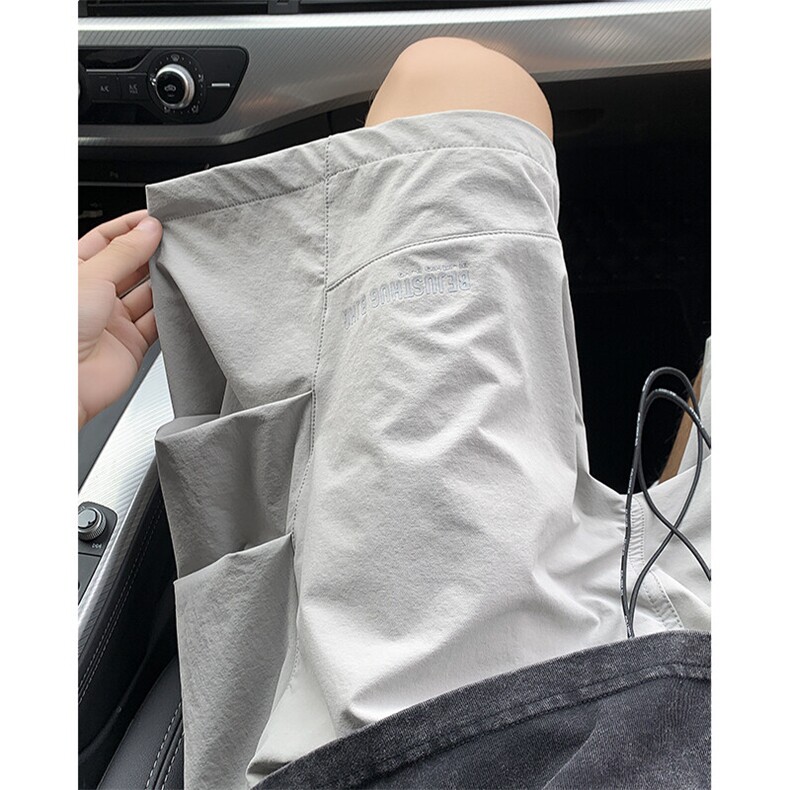 伞兵短裤男款夏季薄款美式机能褶皱宽松休闲五分裤潮牌痞帅工装裤,男装休闲裤,星座604