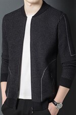 SV20109男士2023年秋季新款长袖休闲加厚针织开衫外套P126图片