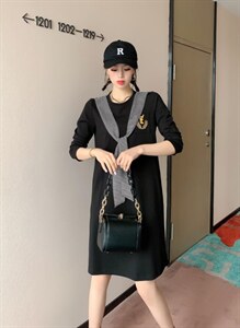 【现货】超爆针织连衣裙、?单款！,女装连衣裙,友一有二