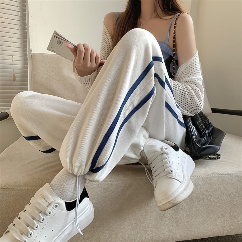 束脚裤女显瘦阔腿休闲裤夏季薄款宽松裤子美式高街直筒裤K102-P40,男装休闲裤,星座911-2(原星座613-2）