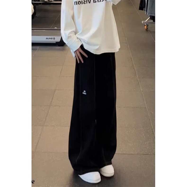 潮流辑明线设计色织弯刀裤男士高级感宽松百搭阔腿牛仔裤NB281,男装牛仔裤,星座1116A（原606A-3）