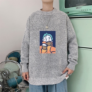 M19042-P45 加绒款-P65 加厚加绒毛衣男大码毛线衣男针织衫男线衫图片