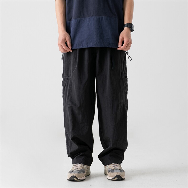 日潮卡扣腰带设计工装裤2025秋季新款侧边口袋男KB2155-P50控78,男装工装外套,电商A362