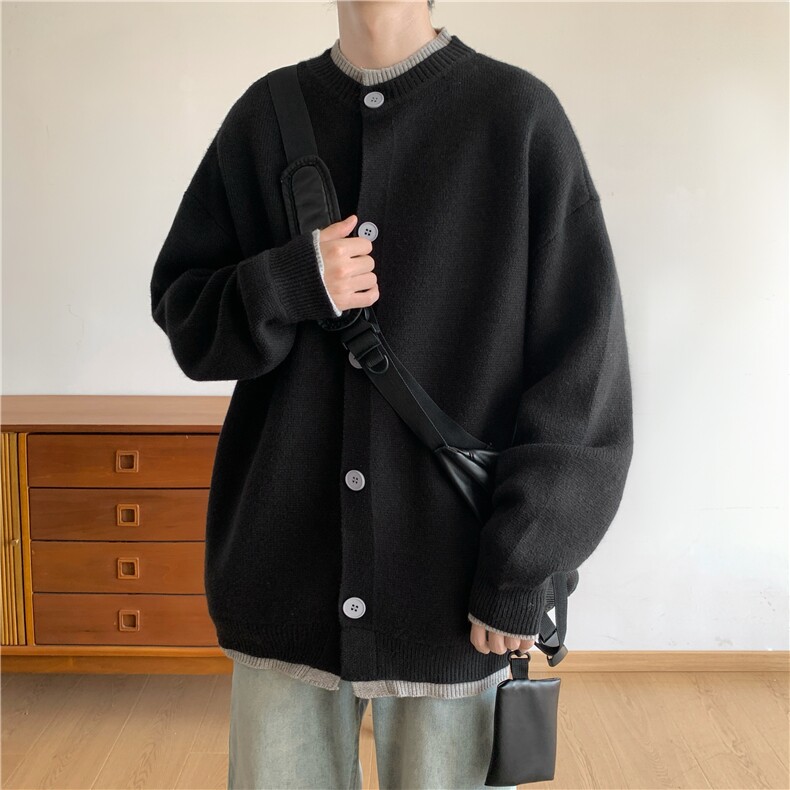 现货假两件毛衣开衫针织衫外套情侣装W8608-P65,男装针织衫/毛衣,星座1212