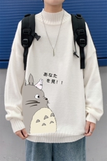 M18150-P45加绒款-P65半高领毛衣男士大码针织衫男毛线衣男，男装针织衫/毛衣，电商A040