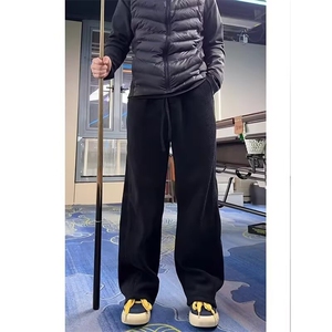 潮牌美式新款休闲裤男士秋冬季加厚长裤百搭裤子LJ844-P54 加绒58图片