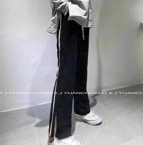 【现货】春季新款8882微喇阔腿卫裤，女装休闲裤，淳·清雅秀