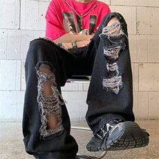 青春流行ins男直筒水洗牛仔裤B6006P40，男装牛仔裤，星座1116-2