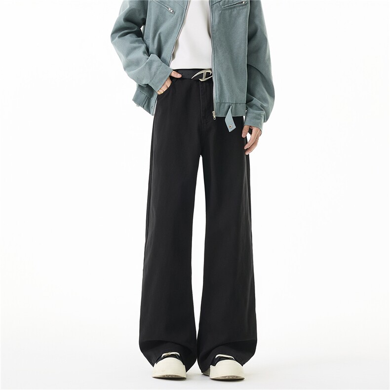 日系重磅水洗复古宽松直筒牛仔裤xz405-k2015-p65，男装牛仔裤，星座405