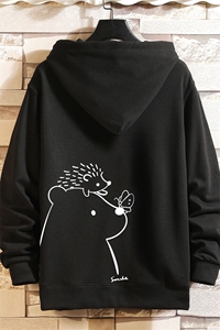 KS21166-P38 加绒款-P43 连帽开衫卫衣男运动外套大码班服 砖墙图片