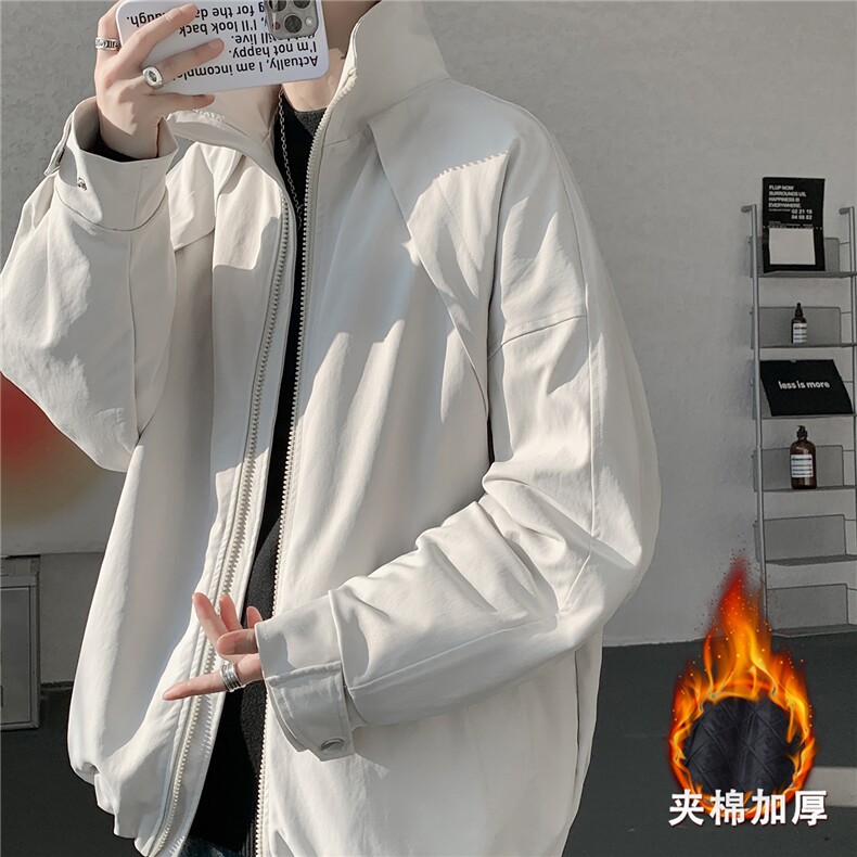 MY1168-特P70加棉特P85立领飞行夹克廓形夹棉加厚大码外套棉衣,男装夹克,电商A059