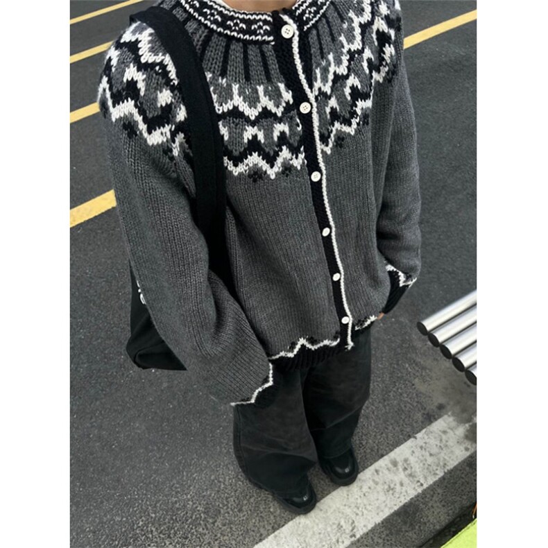 潮流文艺原宿简约时尚ins新款百搭复古简约风开衫毛衣流行M227，男装针织衫/毛衣，星座1116A（原606A-3）