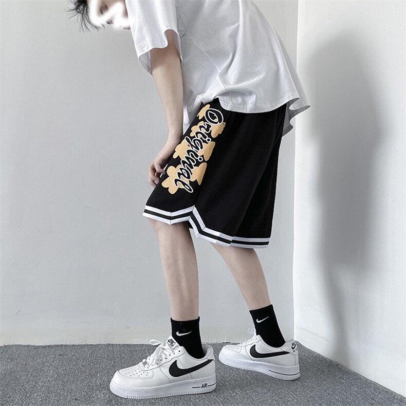 703-DK272-P28夏季大码冰丝印花休闲短裤M-5XL,男装牛仔裤,星座703
