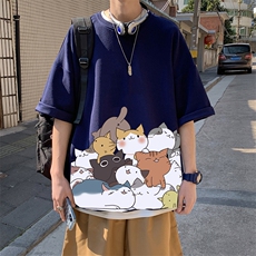 Q11162-P30春夏季七分袖t恤男大码五分袖男短袖中袖，男装T恤，电商A040
