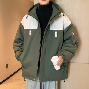 港风棉衣男宽松防风防水加厚冲锋衣棉衣外套MY8815-P98图片