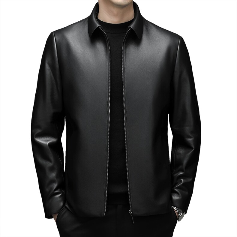 22111秋冬新款海宁真皮羽绒服男鹅绒服可脱卸内胆绵羊皮夹克P870,男装夹克,电商B360A（原721A）