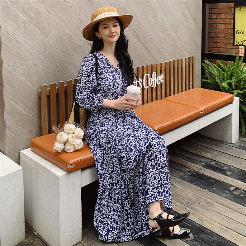 现货，新品收腰法式连衣裙款号3078,女装连衣裙,浙宝276（原081）
