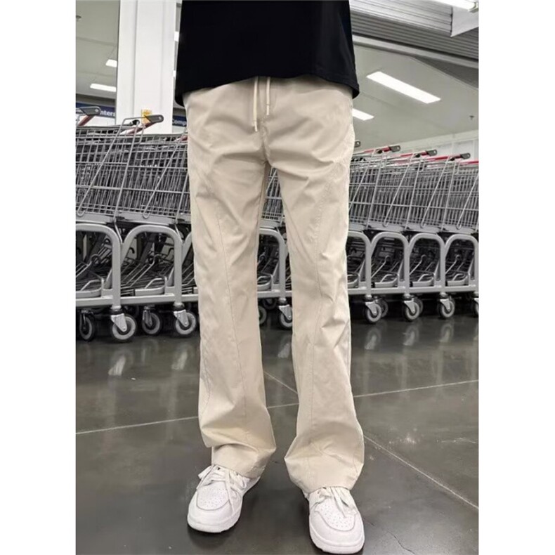 裤子青少年宽松直筒裤男士工装休闲裤户外纯色长裤男裤K75，男装工装外套，星座1116A（原606A-3）