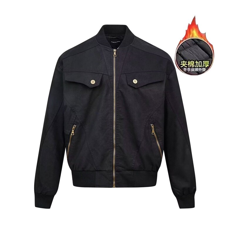 美式复古工装夹克男做旧宽松外套潮牌机车棒球服310A-4-JK96-P94,男装夹克,星座310A-4