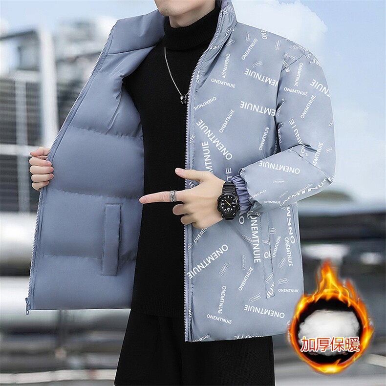 双面穿棉衣男士冬季韩版潮牌百搭宽松时尚情侣棉服MY2218-P55,男装棉衣,星座1402-1