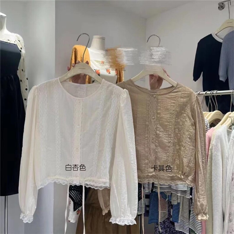 秋季拼蕾丝小开衫，其它，依纤