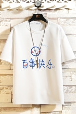 TK28183-P25春夏季七分袖t恤男大码五分袖男短袖中袖砖墙挂拍，男装T恤，电商A040A