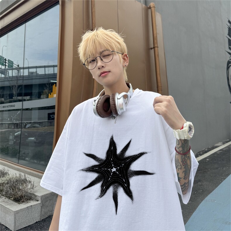 220G夏季新款纯棉圆领短袖T恤DT439-特P19控38,男装T恤,电商B370