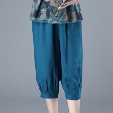 裤子2021年夏季简约收腰简约纯色潮流舒适通勤，女装裤子，独衣靓