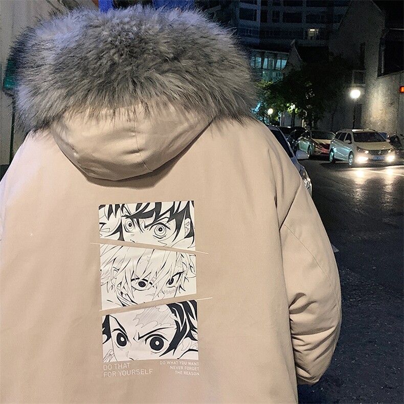 MM48176-P130冬季大毛领棉衣男士大码加厚棉袄男棉服,男装棉衣,电商A040