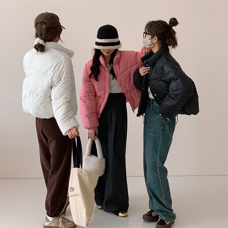 韩东大门原版面包服女立领小个子短款羽绒棉服秋冬短款,男装棉衣,星座506A
