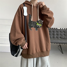 连帽卫衣男大码胖子帽衫大号运动服WY2413-P35，男装卫衣，电商A040