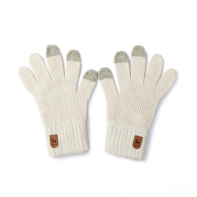 2025年时尚百搭简约休闲加厚保暖触屏手套，手套，天盛羊绒