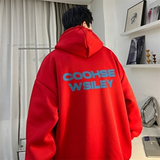 抖音得物供货可提供视频秋冬重磅美式宽松连帽卫衣DL2317，男装卫衣，电商A486