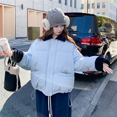 【新款】撞色拼接加厚羽绒服外套2C131-707-P245K358，女装羽绒服，2C131