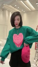 秋季新款韩版休闲卫衣，女装卫衣/绒衫，依露奇