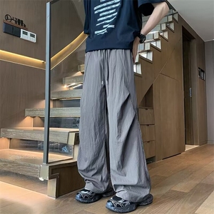 W282-P38 美式高街休闲裤2024立体设计感速干运动裤图片
