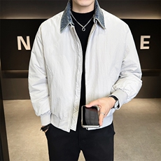 冬季店主羽绒服简约时尚保暖品质数据款简约外套男8673-P175，男装羽绒服，电商D327