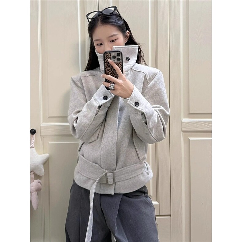 美式vintage棒球服外套男春秋新款宽松拼接飞行员夹克图片