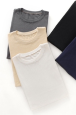 夏季新款简约莱塞尔金边圆领短袖男宽松百搭显瘦时尚休闲上衣，男装T恤，牧绒家园