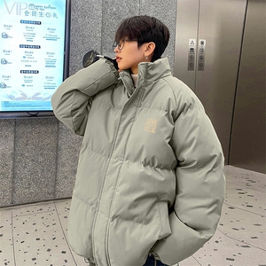 现货 抖音得物可供视频 冬季三防加厚羽绒棉衣外套面包棉服 81151图片