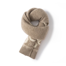 2025年秋季时尚百搭休闲芝麻点提花围巾，围巾，臻维羊绒