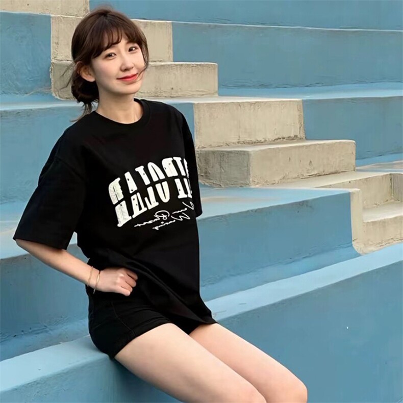 万针全刺绣工艺抖音得物高品质260克重磅纯棉双纱美式高街短袖T恤,男装T恤,电商A486
