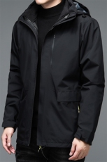 秋冬连帽男加绒可脱卸内胆冲锋衣（加店铺代发）BSN2251-P170，男装棉衣，星座1105-3