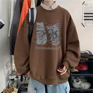 特P25控48 秋冬新款男士圆领卫衣宽松休闲日常百搭上衣WQ2430图片