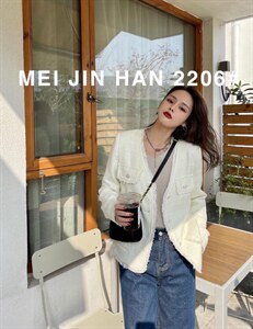 【美巾涵】春季 韩系小香风外套图片