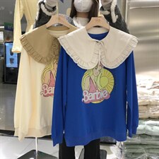 新款领子可脱卸款卫衣，女装卫衣/绒衫，锦雅(6F)