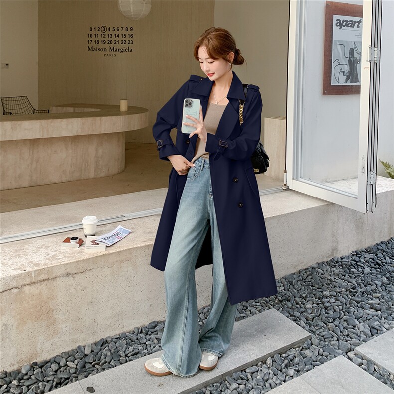 【长期备货】主推经典英伦风气质风衣外套女5178-P175-K258,女装风衣,2C126