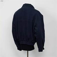 藏青色美式哈灵顿水洗短款夹克男，男装夹克，星座1007（原301D）